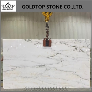 Popular Chinese Calacatta Gold Marble Slab for Wall