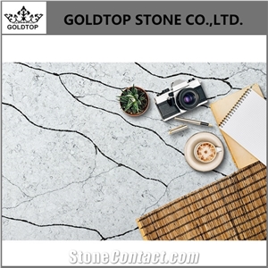 Quartz Slab White Artificial Quartz For Countertops