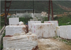 Crystal White Viet Nam Marble Quarry
