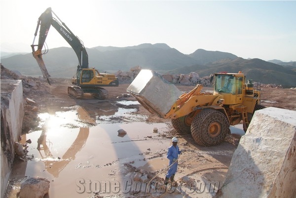 Desert Gold Oman Marble Quarry