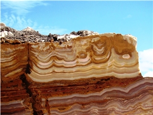 Multicolor Tanzania Onyx Quarry