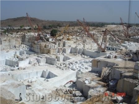 Milky White Marble Quarry