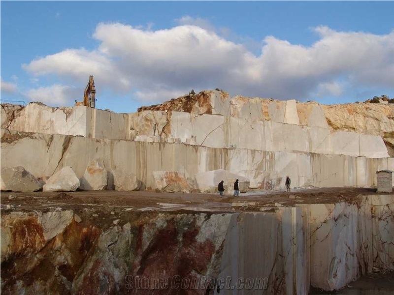 Aegean Beige Marble Quarry