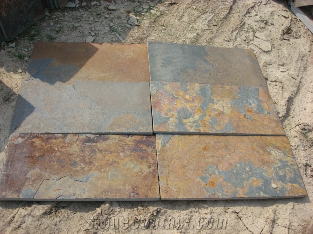 Longgang Stone Hebei Rust Slate Quarry