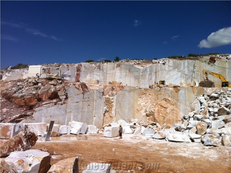 Solto White Marble Quarry - StoneContact.com