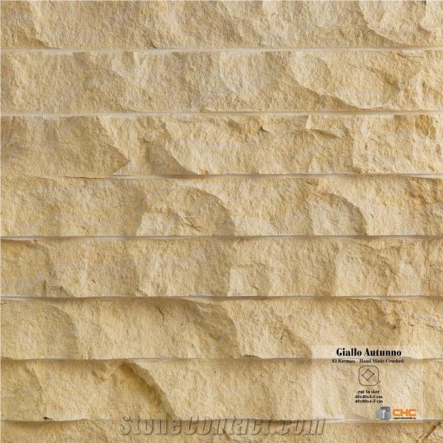 Kahramanmaras Yellow Limestone - Giallo Autunno Limestone Quarry