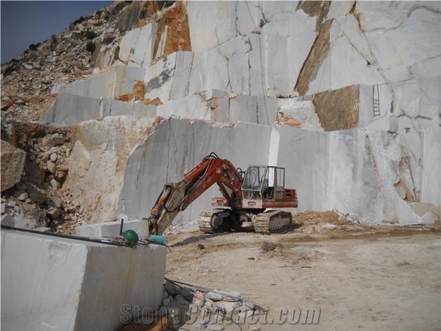 Bianco Naxos Marble Quarry