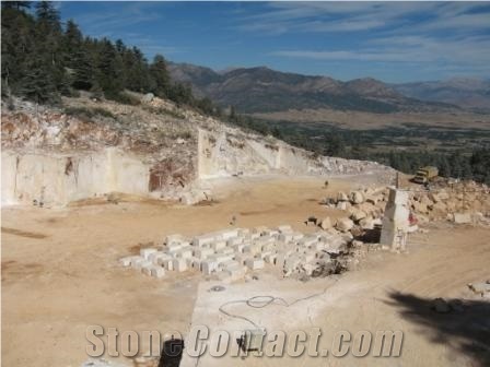 Emelas Beige Marble Quarry