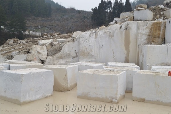 Angel Beige Marble Quarry
