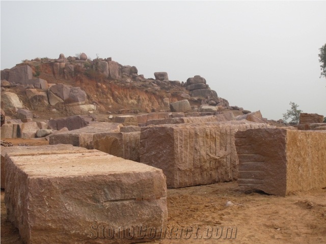 Shri Raj Granite Chattarpur Quarry - Indian Red Granite