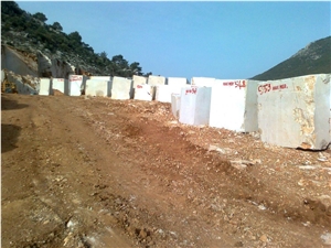 Korykos Beige Marble Quarry