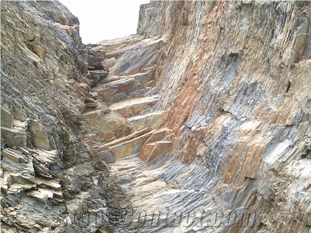 China Multicolor Slate Quarry