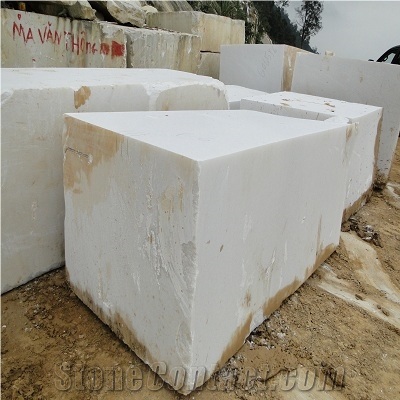 Pure White Marble- Vietnam Crystal White Marble Quarry