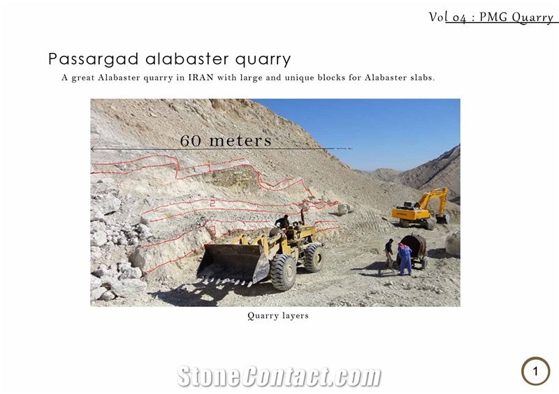 PMG Passargad Alabaster Quarry