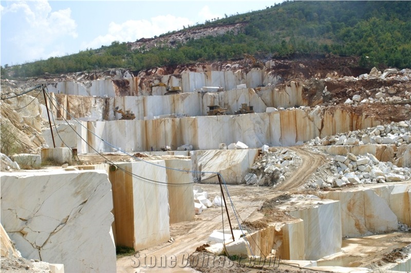 Polaris White Marble Quarry