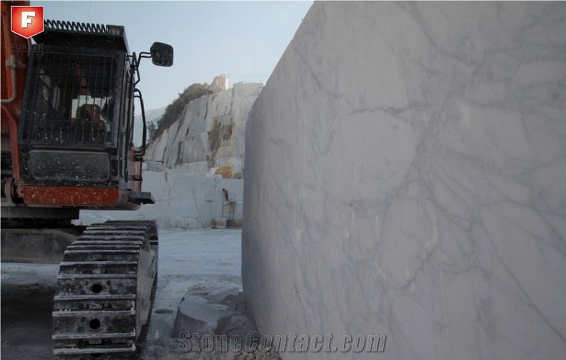 Calocara Furrer Statuario Venato Marble Quarry