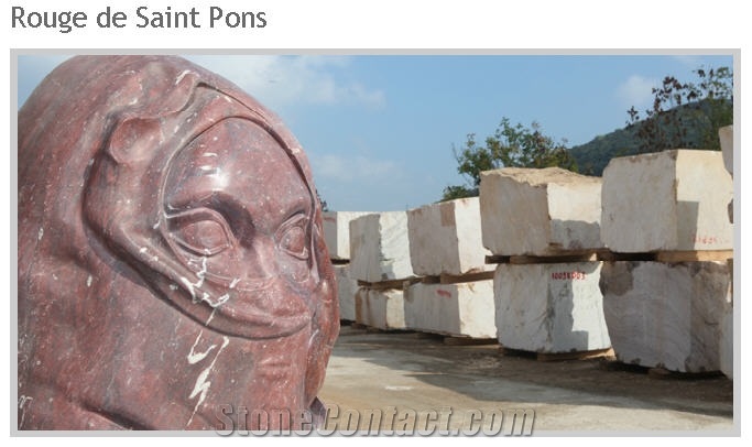Rouge de Saint Pons Marble Quarry