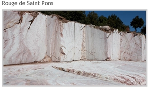 Rouge de Saint Pons Marble Quarry