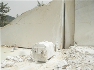 Greenish Beige Marble Quarry