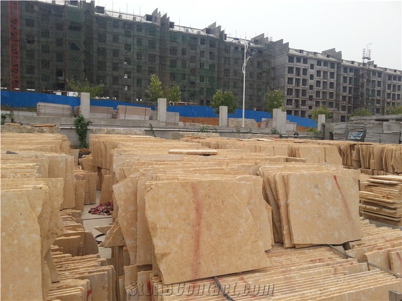 China Yellow Limestone Quarry