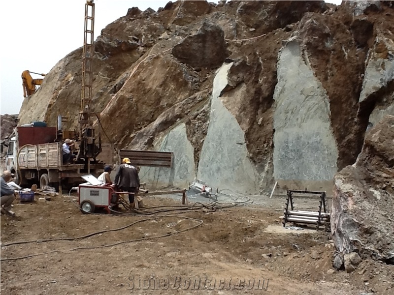 Spider Grey Marble Quarry