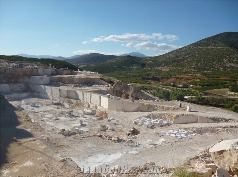 Isparta Egirdir Bartu Light Beige Marble Quarry