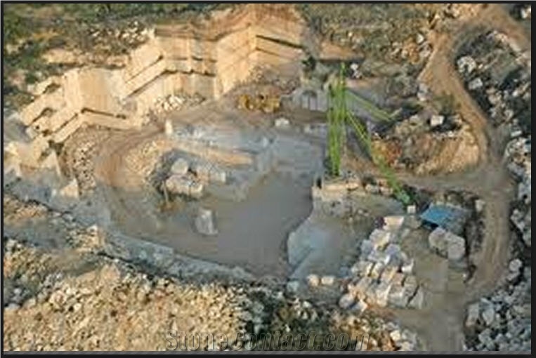 Crema Sevilla Limestone Quarry