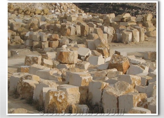 Jerusalem Royal White Limestone Tarqumia Quarry