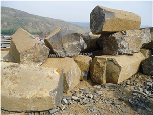 Mongolia Black Basalt Quarry