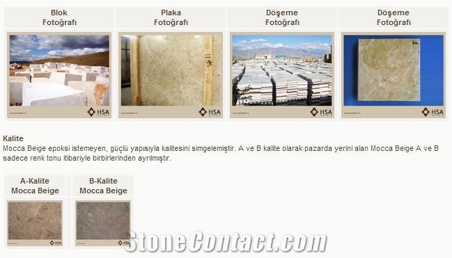 Mocca Beige Marble Erzincan Quarry