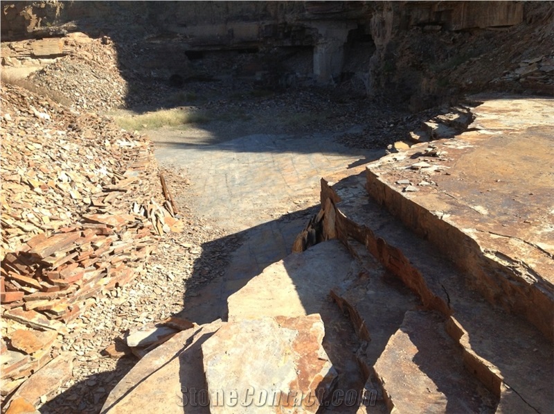 Hebei Rust Slate and Hebei Beige Quarry
