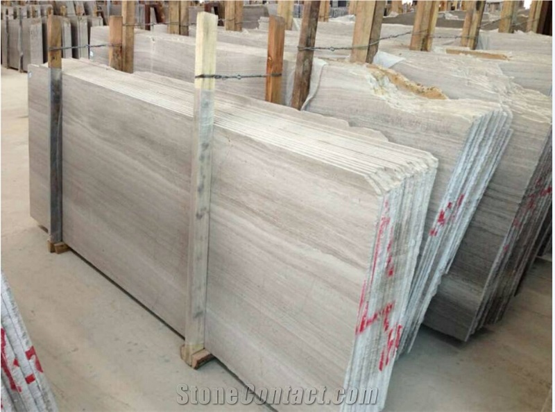 ANDA Stone White Wood Grain Marble