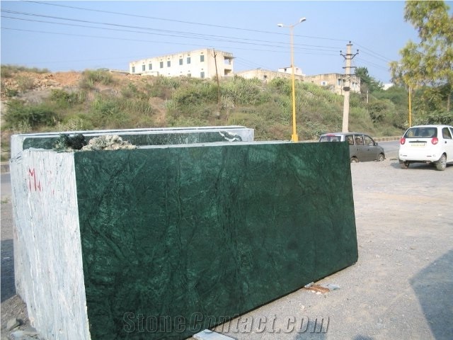 Rajasthan Green Marble, Dark Green Marble Kasariyaji Quarry