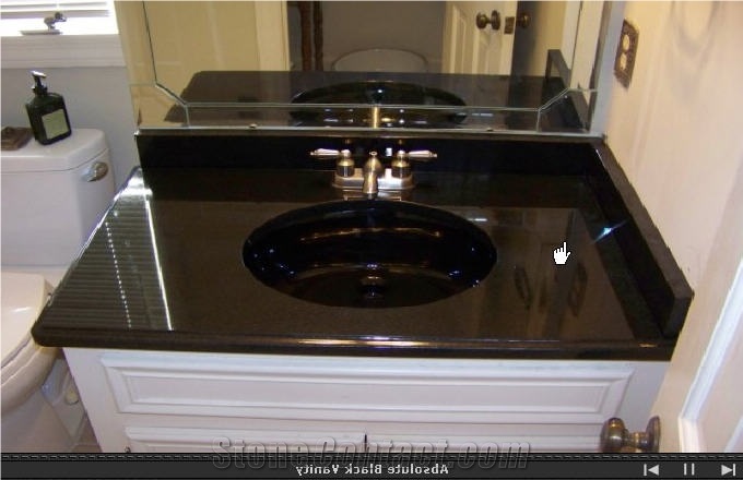 Absolute Black Granite Finished Product