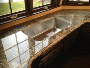 Aj Brown Granite Finished Product