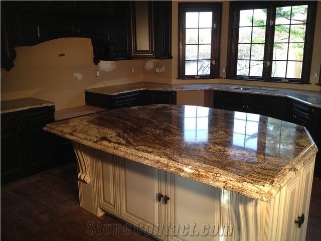 Aj Brown Granite Finished Product
