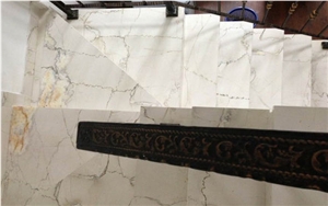 Bianco Picasso Marble Finished Product