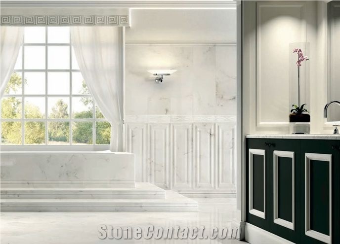 Bianco Spino Marble Finished Product