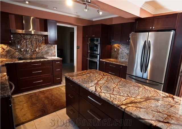 Bidasar Brown Marble Finished Product