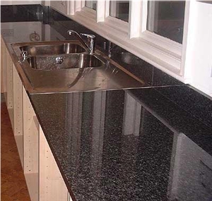 Black Gold Granite Finished Product