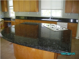 Black San Marcos Granite Finished Product