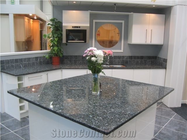 Blue Pearl Granite Finished Product