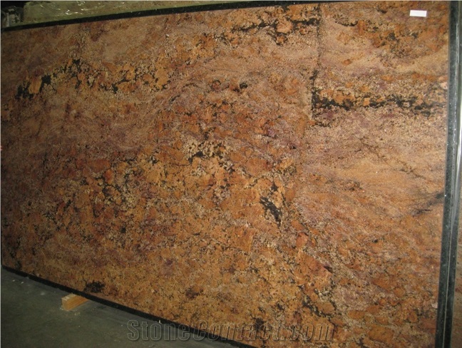 Bordeaux Montana Granite Slab