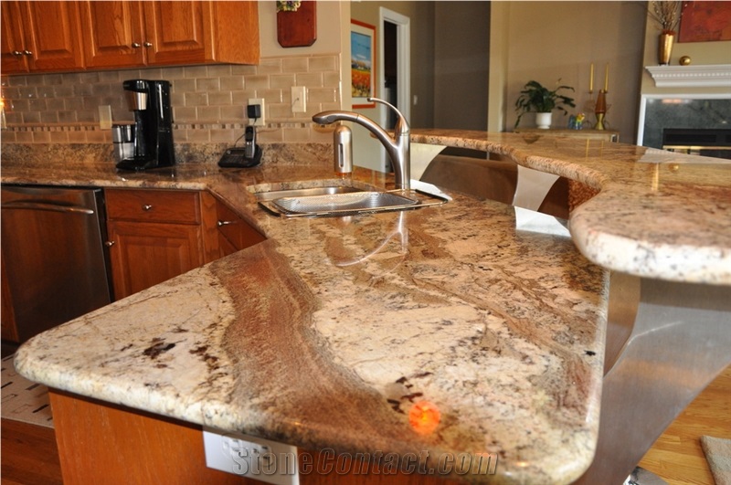 Bordeaux River Granite Finished Product