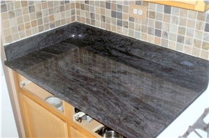Brass Blue Granite Finished Product