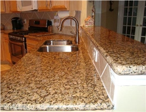 Butterfly Gold Granite Finished Product