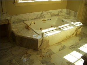 Calacatta Pearl Marble Finished Product