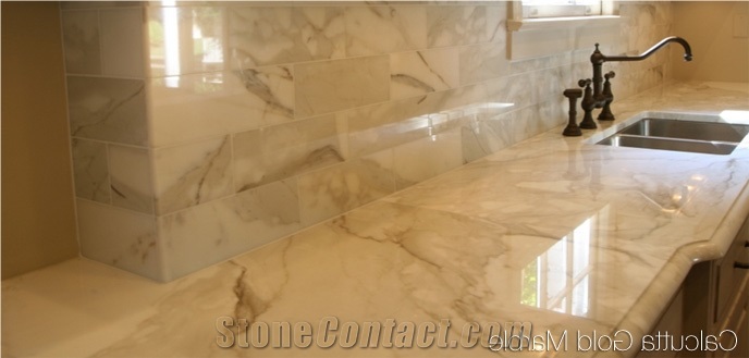 Calcutta Gold Marble Finished Product