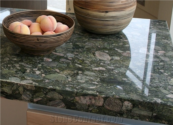 Calypso Green Granite Finished Product