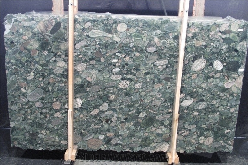 Calypso Green Granite Slab